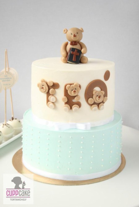 Macis keresztelős torta