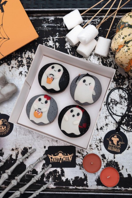 4-BOX Halloween szellem cupcake válogatás - 12.660Ft