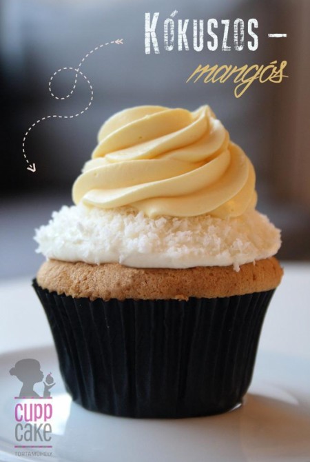 Kókuszos mangó cupcake 1590Ft /db